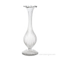 unique low seat high borosilicate glass vase